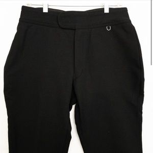 Vintage Ski Pants Wool Blend Black Women's 14